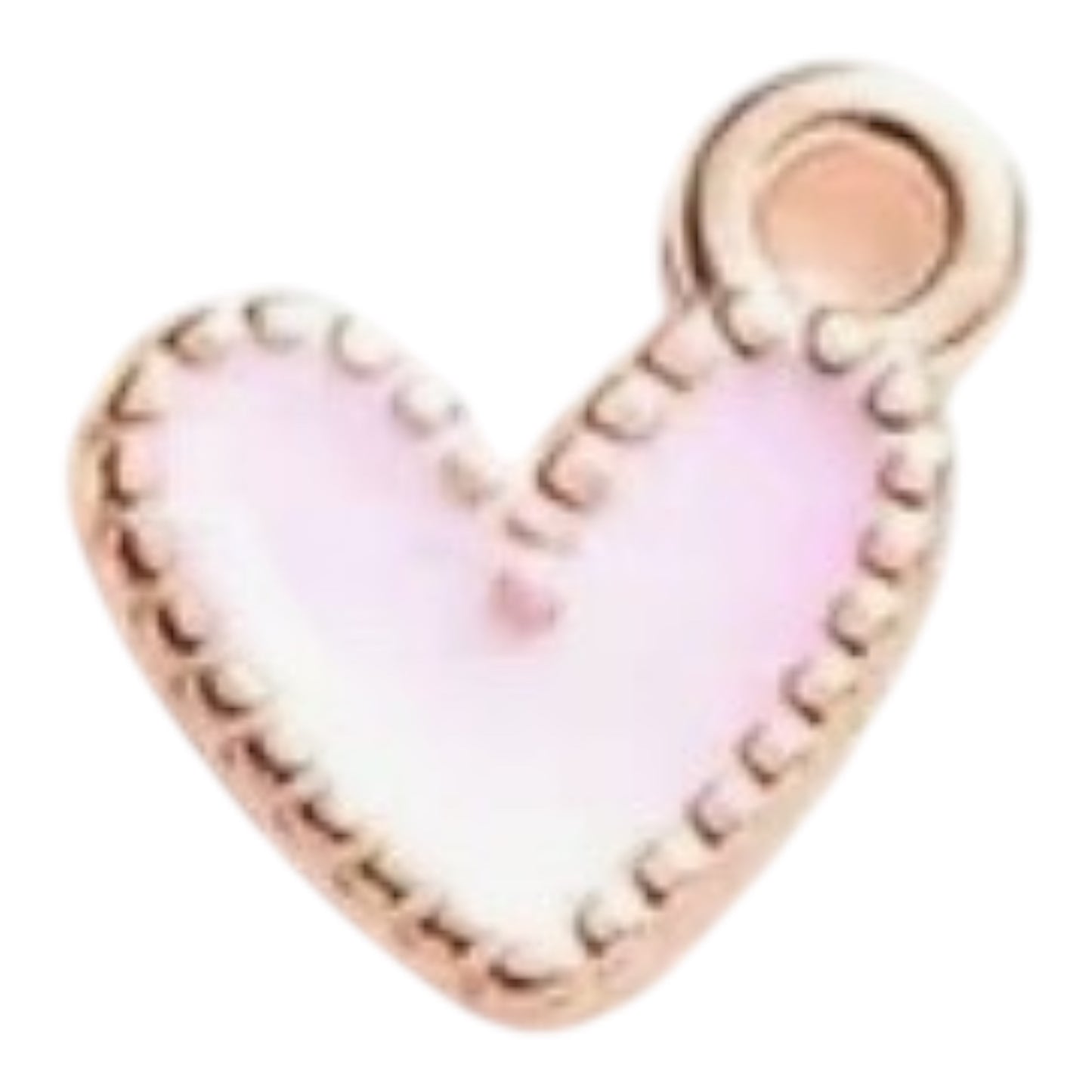 PINK RIBBED HEART