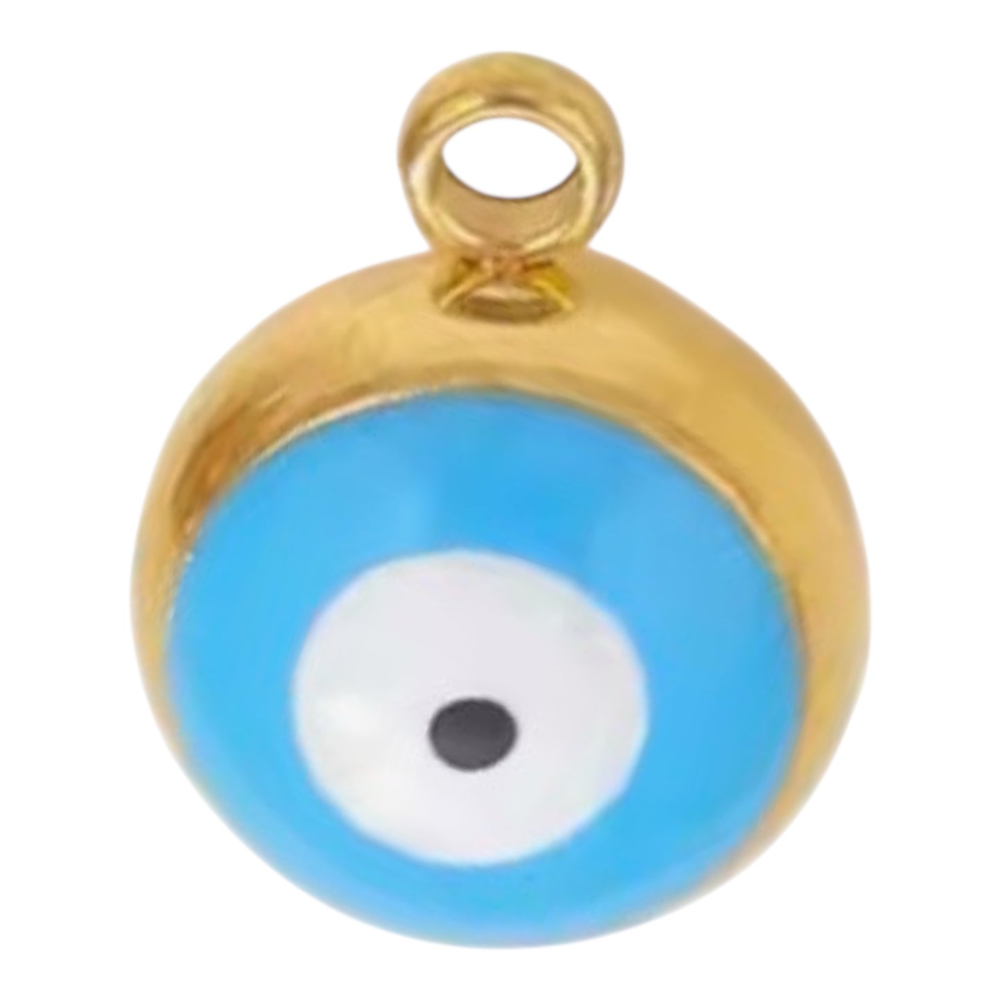 LIGHT BLUE EVIL EYE (8mm)