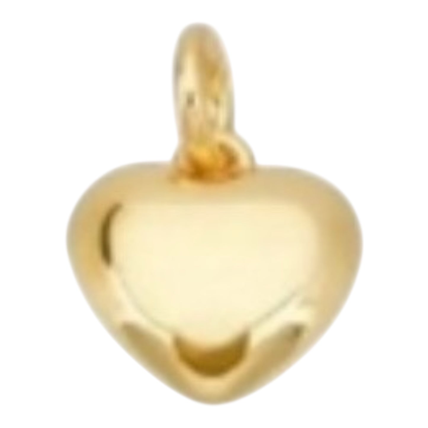 18k GOLD SOLID HEART