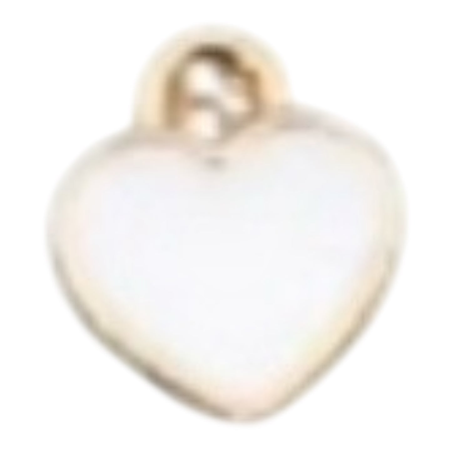 WHITE MINI HEART