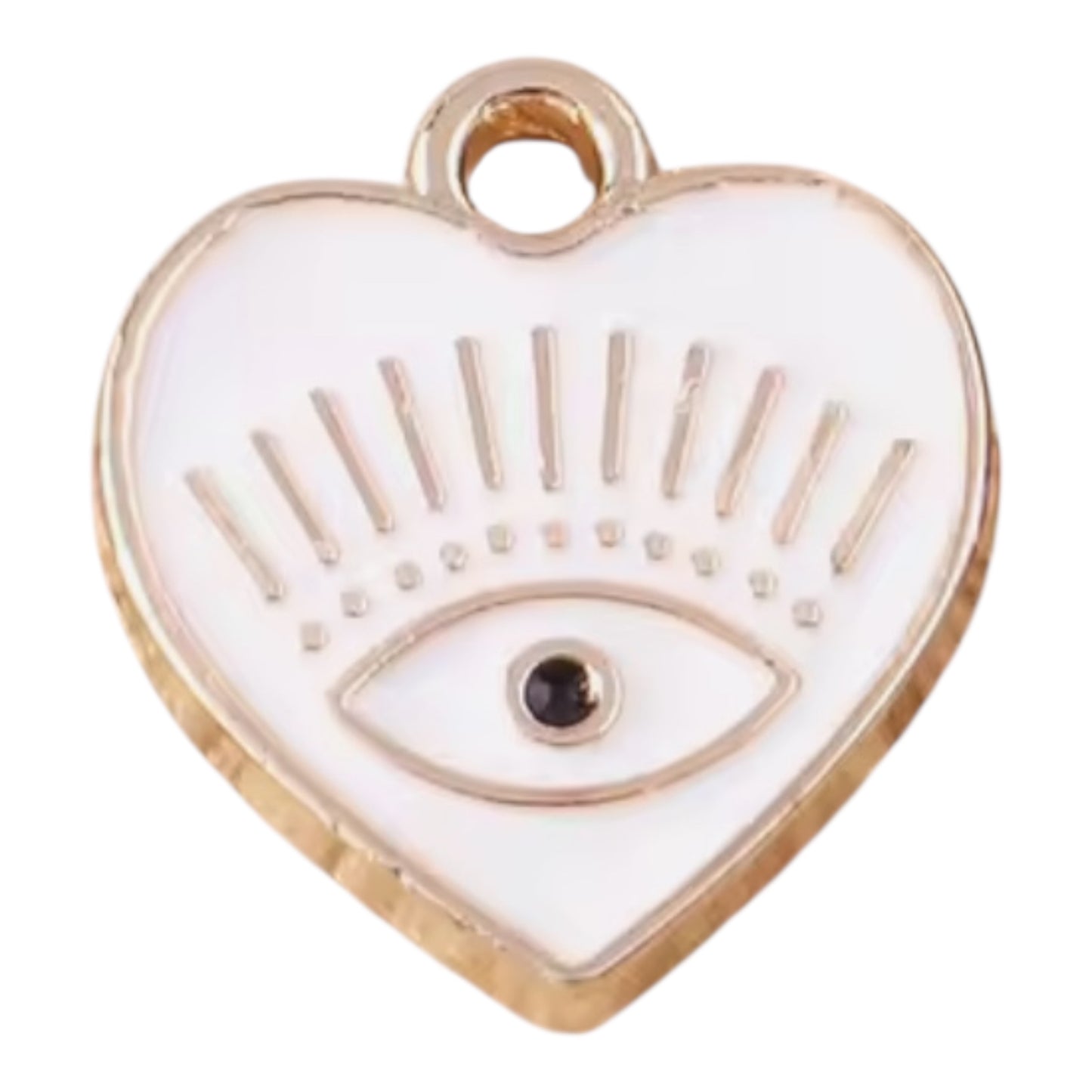 White Heart Evil Eye