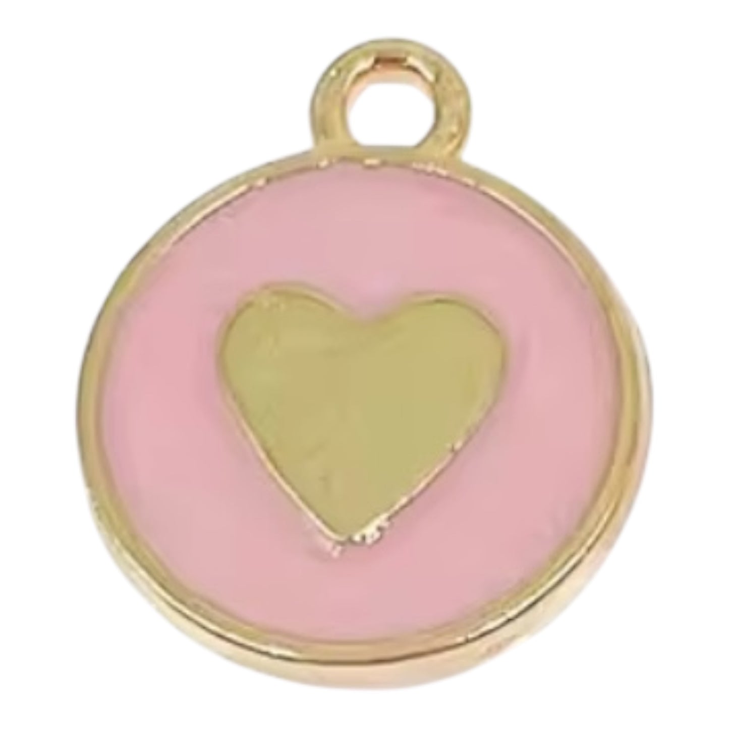 Pink Gold Heart