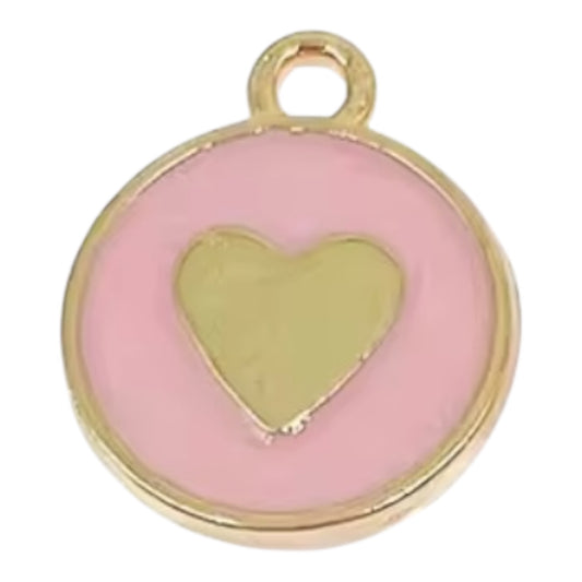 Pink Gold Heart