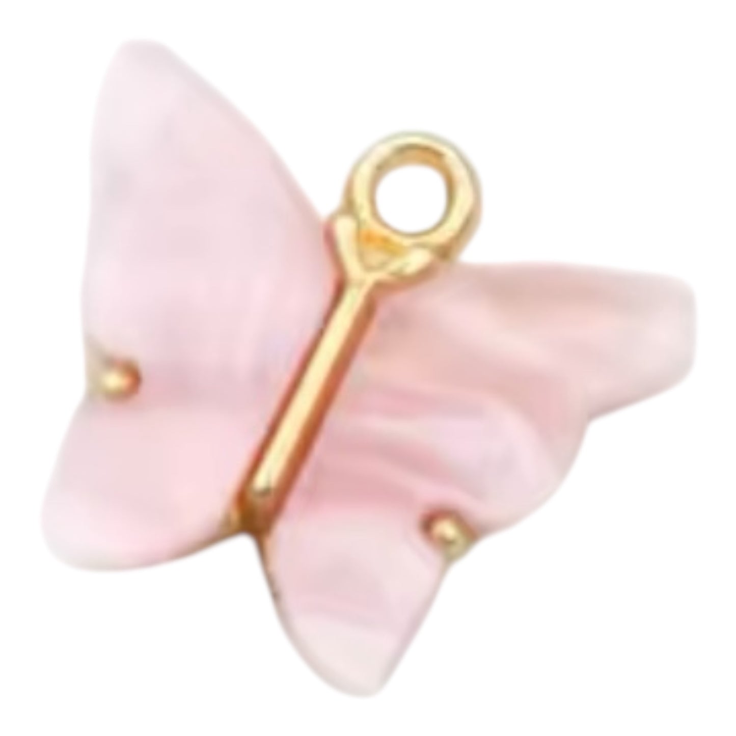 PINK RESIN BUTTERFLY